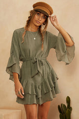 What The Sea Wants Dress Khaki