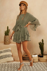 What The Sea Wants Dress Khaki