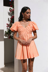 Stolen Heart Dress Orange