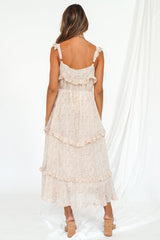 Beatrice Maxi Dress Beige