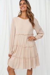 Life On Mars Dress Beige