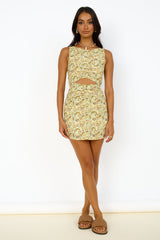 CHARLIE HOLIDAY Harper Dress Forest Paisley