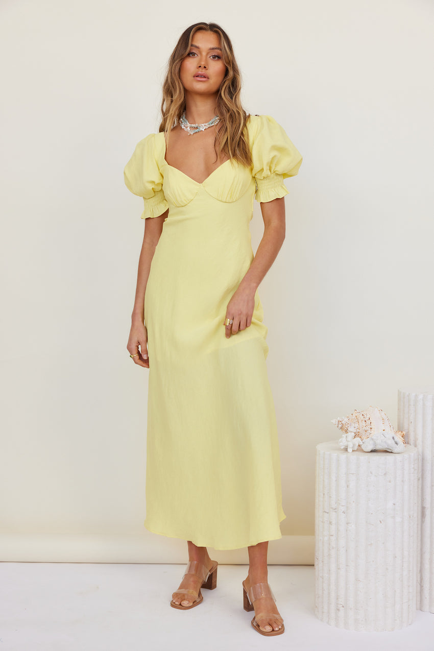 Calyx Maxi Dress Yellow