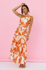 Sundazed Maxi Dress Orange