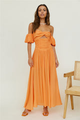 Clementine Maxi Dress Orange