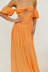 Clementine Maxi Dress Orange
