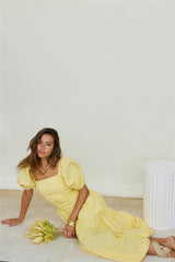 Glaring Sunbeam Maxi Dress Yellow