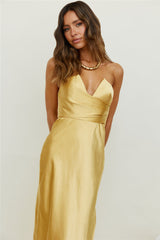 Caraway Maxi Dress Gold