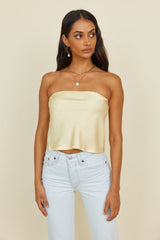 Forever Ago Top Yellow