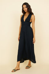 By The Ocean Midi Dress Black