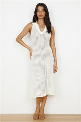 Breezy Seas Maxi Dress White