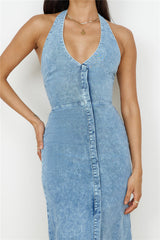Till Dawn Maxi Dress Denim