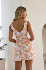 Soft Whispers Mini Dress Orange