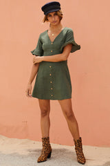 Go Farther In Lightness Dress Khaki
