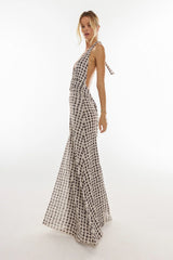 Sheveta Chelsea Maxi Dress In Eclipse