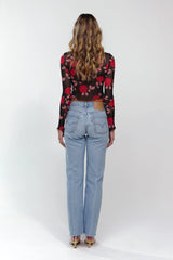 Sheveta Ida Top In Rosa