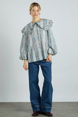 Lois Blouse - Wallpaper Floral