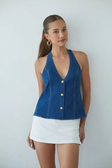 Vic Double Slit Mini Skort