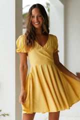 Waiting For The Sun Dress Yellow