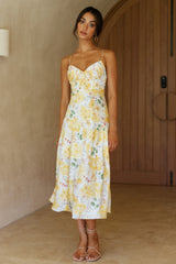 Whispered Confessions Maxi Dress Yellow