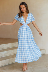 Little Bit Of Love Maxi Dress Blue