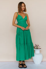Summer Spotlight Maxi Dress Green