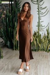 The One That Changed Maxi Dress Brown