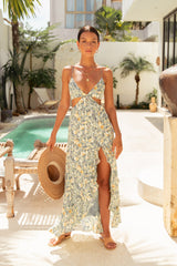 HELLO MOLLY Whatever I Want Maxi Dress Floral