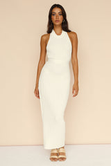 Polar Suns Maxi Dress White