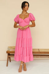 Serendipitous Moments Maxi Dress Pink