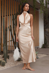 Be The One Maxi Dress Champagne