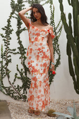 Wishing Well Maxi Dress Orange