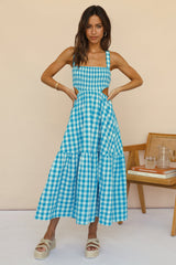 Head In The Clouds Maxi Dress Blue