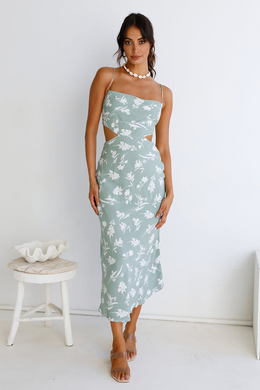 Way To You Maxi Dress Green