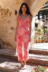 Electric Love Maxi Dress Red