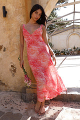 Electric Love Maxi Dress Red