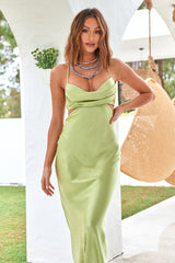 Wake Up To Paradise Maxi Dress Green