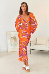 Our Garden Maxi Dress Orange