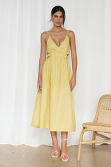 Bon Voyage Maxi Dress Yellow