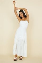 Névé Maxi Dress White