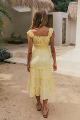 Varela Midi Dress Yellow