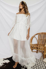 Masala Maxi Dress White
