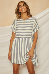 East Atlanta Love Letter Dress Blue