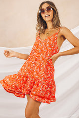 Cherry Cove Dress Red