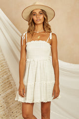 Take Me To The River Dress White