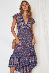 Dreaming Of You Midi Dress Navy