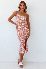 Amber Gaze Midi Dress