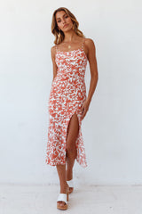 Amber Gaze Midi Dress
