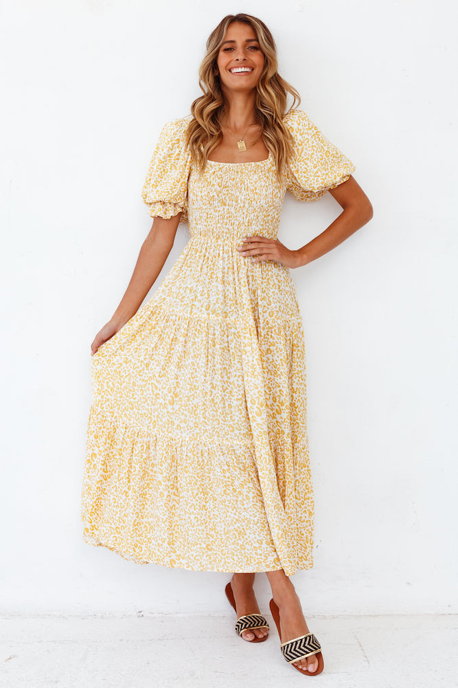 Warmer Than Light Maxi Dress