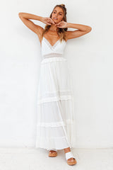 Semicolon Maxi Dress White